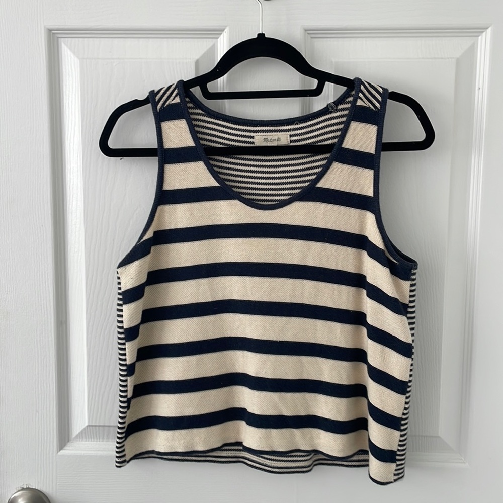 Madewell striped tank